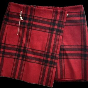 Size 8 Red Plaid Karen Millar Skirt